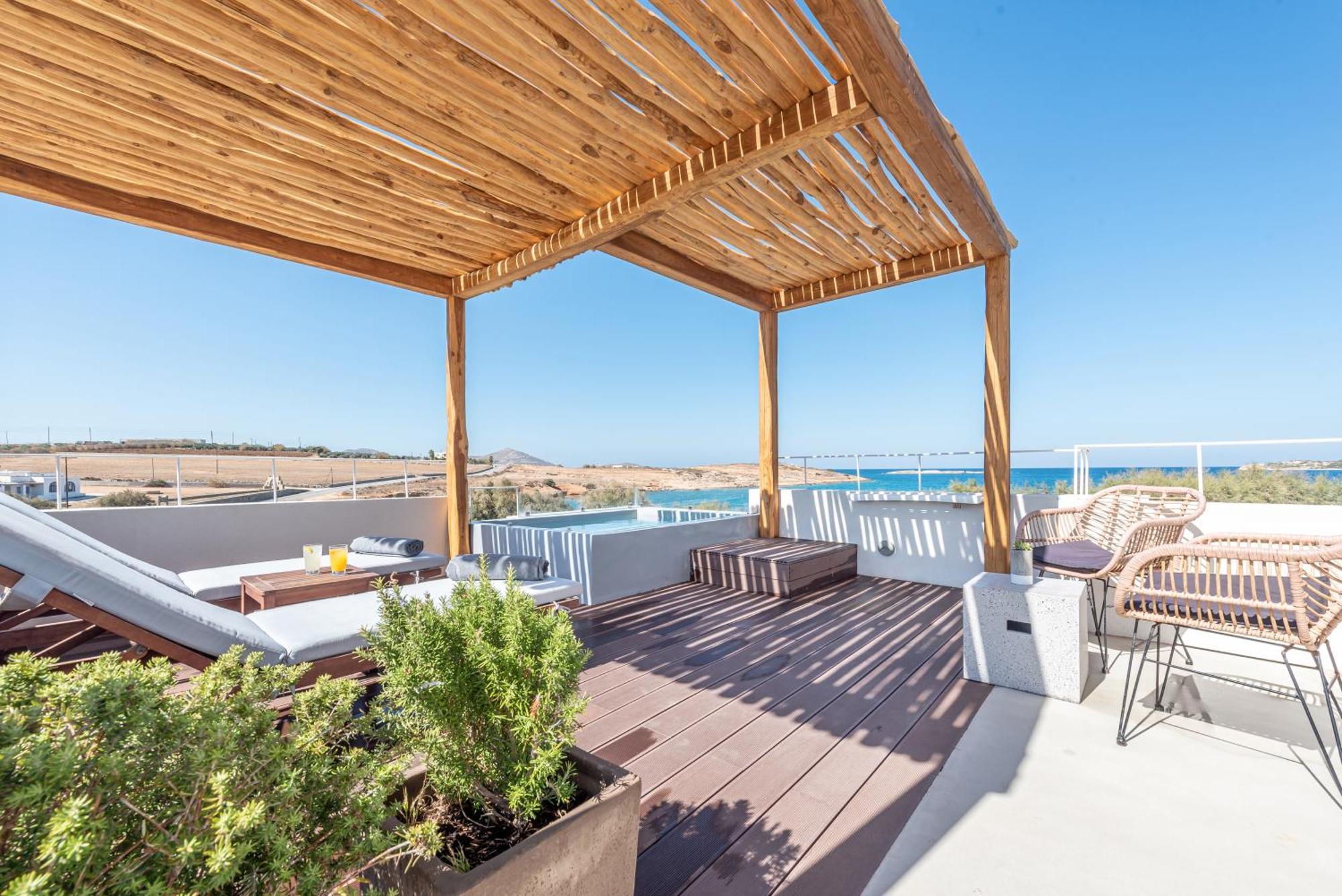 Paros Comfy Suites Nausa Exteriér fotografie